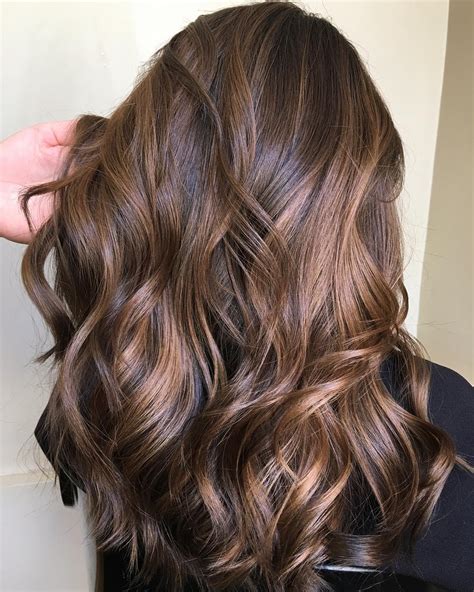 dark hair with brown highlights|dark brown hair highlights maintenance.